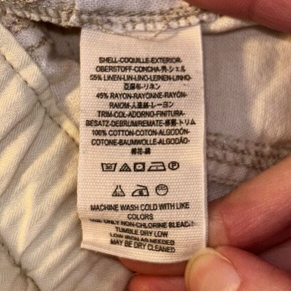 Free people cream Palmer Utility pants size Medium - Picture 11 of 12